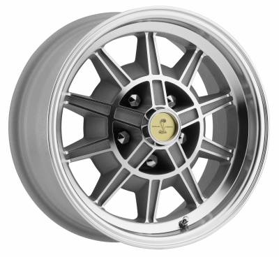 Legendary Wheel Co. - 67 - 68 Mustang GT7 Legendary 10 Spoke Alloy Wheel, 15X7, 4.25 Backspace