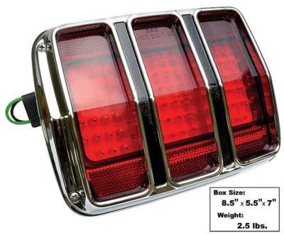 Dynacorn | Mustang Parts - 65 - 66 Mustang LED Tail Lamp with Bezel