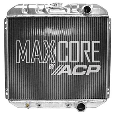 All Classic Parts - 67 - 69 Mustang, V8 289/302/351 Aluminum MaxCore Radiator (OE Style 3 Row Plus)