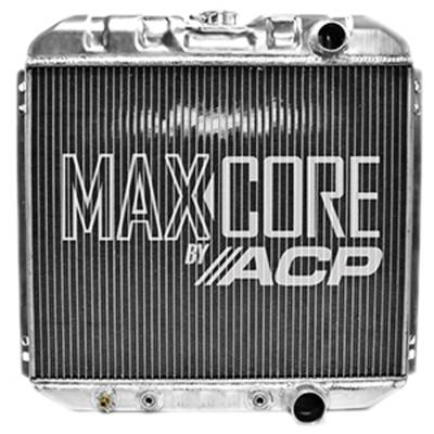 All Classic Parts - 67 - 69 Mustang, V8 289/302/351 Aluminum MaxCore Radiator (OE Style 2 Row Performance)