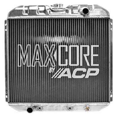 All Classic Parts - 67 - 70 Mustang 6 Cylinder Aluminum MaxCore Radiator (OE Style 2 Row Performance)