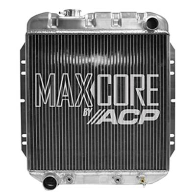 All Classic Parts - 64 - 66 Mustang V8 5.0 Conversion Aluminum Series MaxCore Radiator (OE Style 2 Row Performance)