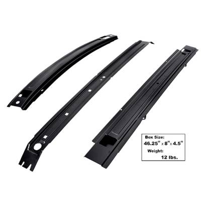 Dynacorn | Mustang Parts - 71 - 73 Mustang Coupe and Fastback Roof Braces - 3 Pieces
