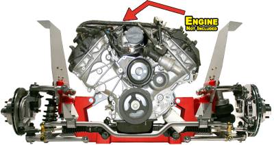 Total Cost Involved - 65 - 70 Mustang TCI IFS Kit for 5.0 Coyote And Other Ford Modular Engines