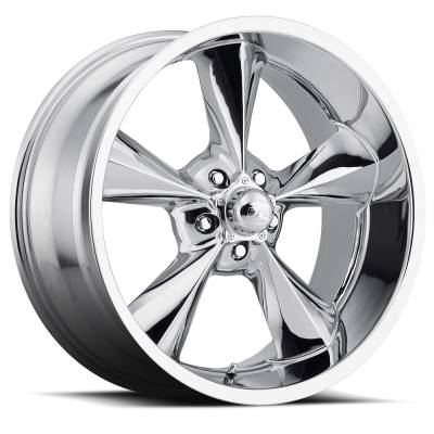Voxx - 64 - 73 Mustang Old School Chrome Wheel 15 X 7 , 4.00" bs, Set of 4