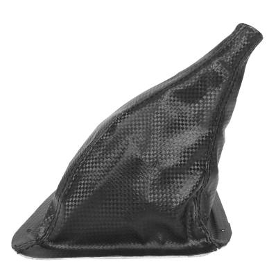 Drake Muscle Cars - 87-93 Mustang Manual Transmission Shifter Boot with Carbon Fiber Pattern