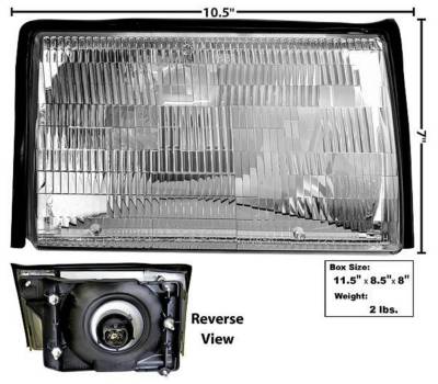 Dynacorn | Mustang Parts - 87 - 93 Mustang Head Lamp Assembly - Right Hand