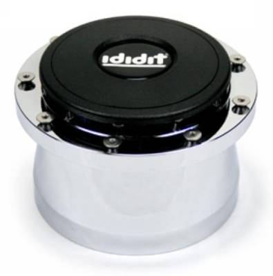 Ididit Inc. - IDIDIT Black Powder Coated Steering Wheel Adapter, Without Horn