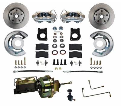 Scott Drake - 64 - 66 Mustang Power Front Disc Brake Conv Kit, Auto Trans