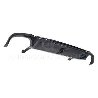 Anderson Composites Mustang Parts - 13 - 14 MUSTANG SHELBY GT500 Carbon Fiber Rear Diffuser