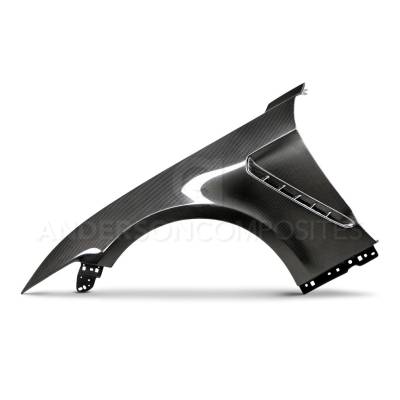 Anderson Composites Mustang Parts - 2015 - 2016 MUSTANG GT350 Carbon Fiber Fenders (0.4in WIDER)