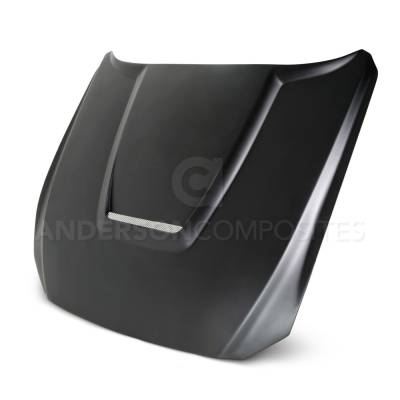 Anderson Composites Mustang Parts - 2015 - 2016 MUSTANG GT350 Fiberglass Hood