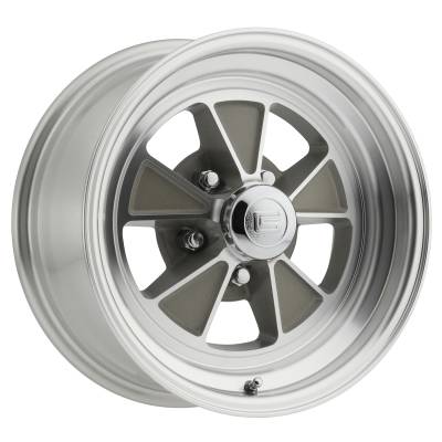 Legendary Wheel Co. - 64 - 73 Mustang 15 x 7 Legendary GT5 Alloy Wheel- Clear/Machined