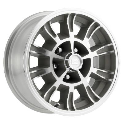 Legendary Wheel Co. - 64 - 73 Mustang 15 x 7 Legendary GT6 Wheel- Clear Coat/Machined