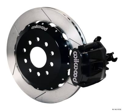 Wilwood Engineering Brakes - 05 - 09 Mustang Wilwood Rear Brake Kit, BLACK Clpr