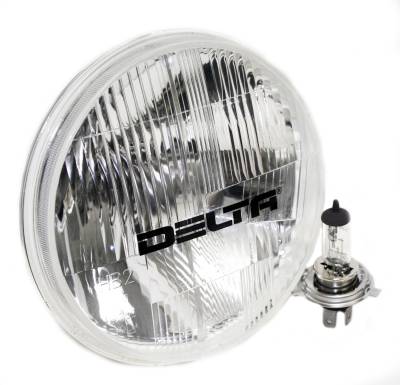 Delta Lighting Technology - 65 - 68 and 70 - 73 Mustang DOT 7" Halogen Headlight Kit, Pair