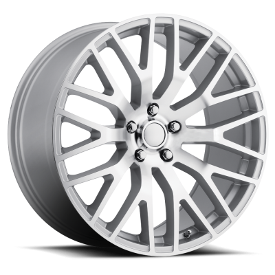 Voxx - 05 - Current Silver Machine Face  Mustang Performance Wheel, 20 X 10, 7.36 bs, 48 offset