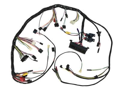 Scott Drake - 1968 Mustang Under-Dash Wire Harness with Premium Fuse Box and Relays