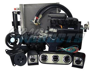 Old Air Products - 65 - 66 Mustang Hurricane A/C System for 6 cylinder w/ alternator