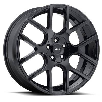 Voxx - 05 - Current Mustang Lago Gloss Black Wheel 20 X 9.5 , 6.80" bs, EACH