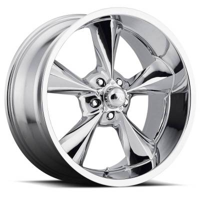 Voxx - 64 - 73 Mustang Old School Chrome Wheel 18 X 8 , 4.50" bs, EACH