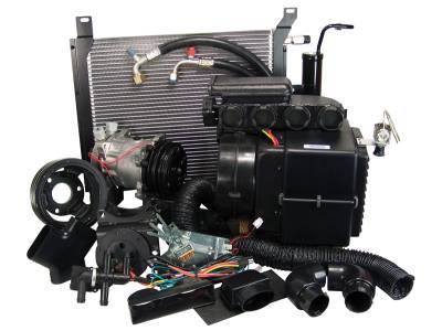 Old Air Products - 1968 Mustang 6 Cyl AC Unit Complete Package for Factory AC Car - Electronic Controls