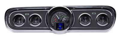 Dakota Digital Gauges & Accessories - 65 - 66 Mustang HDX Dakota Digital Instruments, Black Alloy Gauge Face