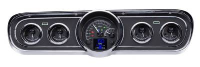 Dakota Digital Gauges & Accessories - 65 - 66 Mustang HDX Dakota Digital Instruments, Black Alloy Gauge Face