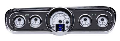 Dakota Digital Gauges & Accessories - 65 - 66 Mustang HDX Dakota Digital Instruments, Silver Alloy Gauge Face