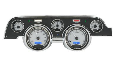 Dakota Digital Gauges & Accessories - 67 - 68 Mustang VHX Instruments, Silver Alloy Gauge Face