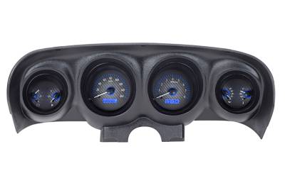 Dakota Digital Gauges & Accessories - 69 - 70 Mustang VHX Instruments, Carbon Fiber Look Gauge Face