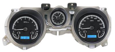 Dakota Digital Gauges & Accessories - 71 - 73 Mustang VHX Instruments, Black Alloy Gauge Face