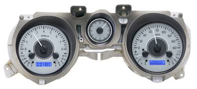 Dakota Digital Gauges & Accessories - 71 - 73 Mustang VHX Instruments, Silver Alloy Gauge Face