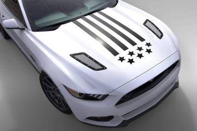 OG Innovations - Universal Mustang Vinyl Graphics - Stars&Stripes