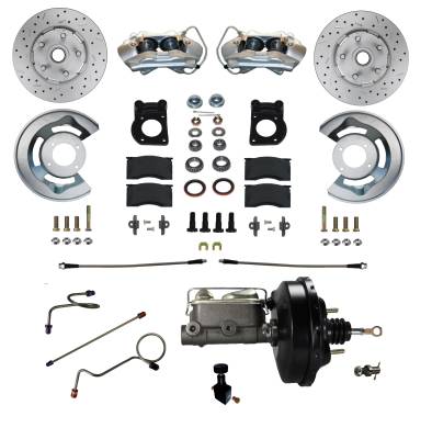 Scott Drake - 71 - 73 Mustang Power Disc Brake Conversion Kit, DS for Automatic Trans