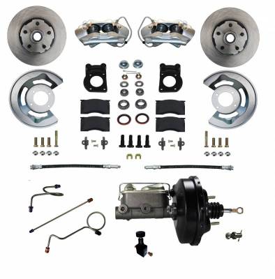 Scott Drake - 71 - 73 Mustang Power Disc Brake Conversion Kit, Automatic Trans