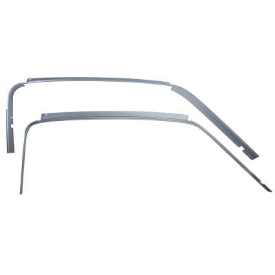 Dynacorn | Mustang Parts - 67-68 Mustang Fastback Roof Drip Rail Set, Steel, Weld Through Primer