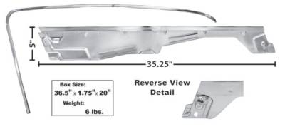 Dynacorn | Mustang Parts - 65 - 66 Mustang Fastback Door Window Frame, LH, 2 PC