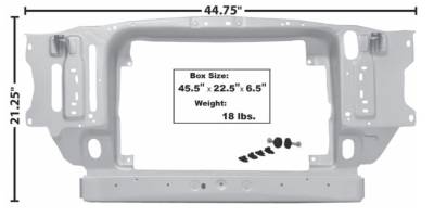 Dynacorn | Mustang Parts - 1970 Mustang Radiator Support with Crossmember, Weld Through Primer