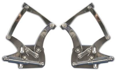 Eddie Motorsports - 64 - 66 Mustang Billet Hood Hinges- Polished