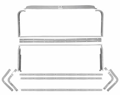 Scott Drake - 65 - 68 Mustang Fastback Rear Seat Molding Kit