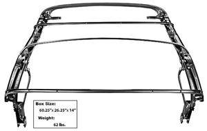 Dynacorn | Mustang Parts - 65 - 68 Mustang Dynacorn Convertible Top Frame Assembly with Header Bow