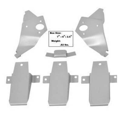 Dynacorn | Mustang Parts - 1967 - 1968 Mustang Dynacorn Fastback Roof Bracket Set, 6 Piece