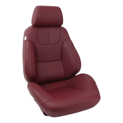 Procar - Mustang Procar Rally DLX Maroon Vinyl Seat, Left