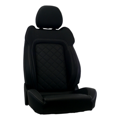 Procar - Mustang Procar Touring Seat, Left, Black Vinyl