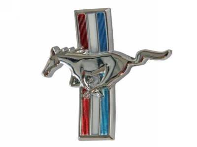 Scott Drake - 1965 - 1966 Mustang  Glove Box Emblem (Flat)