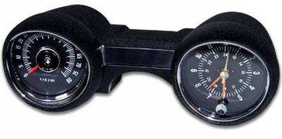 Scott Drake - 64 - 65 Mustang Rally Pac 8K RPM, Plain Black