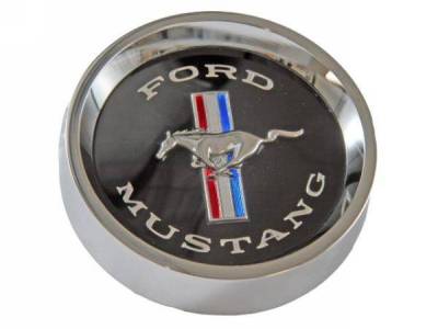 Scott Drake - 65-66 Mustang Styled Steel Hubcaps (black)