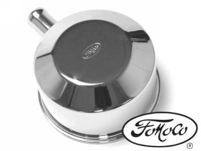 Scott Drake - 65-67 Mustang Shelby Oil Cap w/ FoMoCo Logo (Chrome)