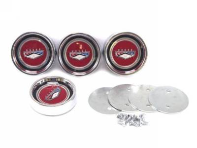 Scott Drake - 1966 Falcon/Fairlane Styled Steel HubCap Set